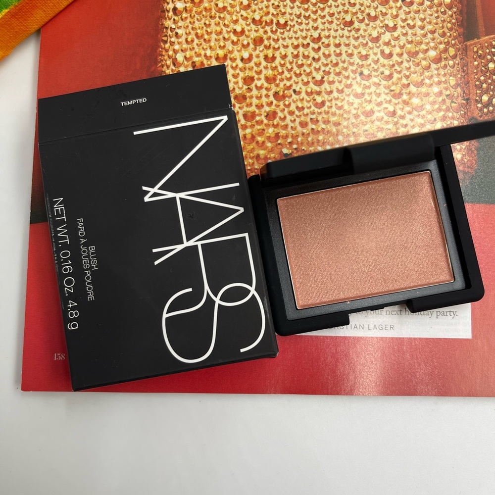 958 TEMPTED Shimmering peach NIB NARS Blush  .16oz